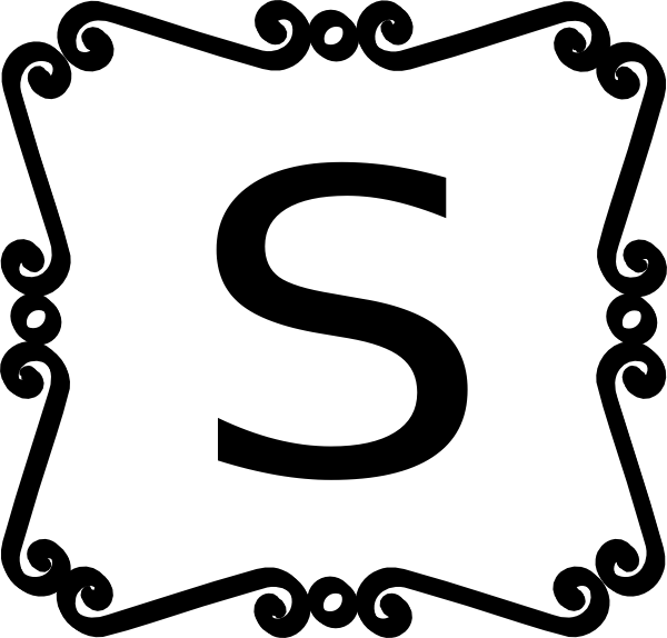 S Scroll Border Clip - Governor Cleveland Famous Quotes - Png Download (600x574), Png Download