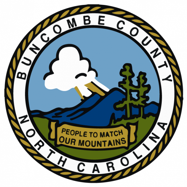 The Asheville Area Arts Council Is Supported By The - Buncombe County Nc Logo Clipart (600x600), Png Download