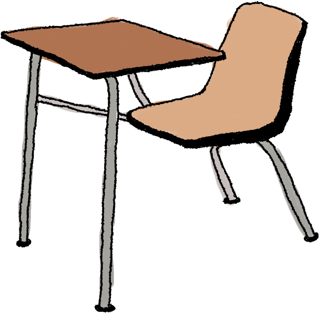 Happy Teacher Clip Art - Chair - Png Download (1200x1200), Png Download