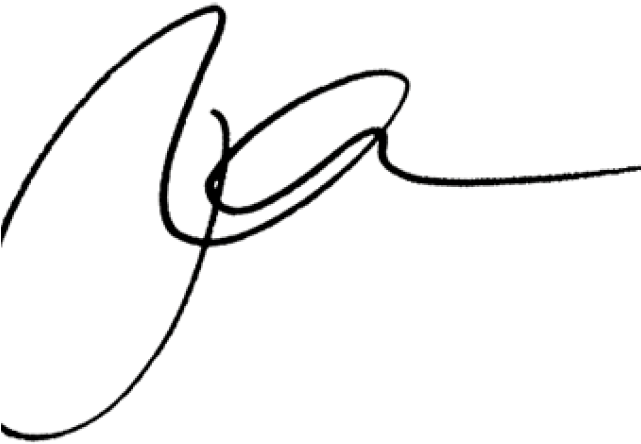 Flourish Clipart Signature - Signature Lu Et Approuvé - Png Download (640x480), Png Download