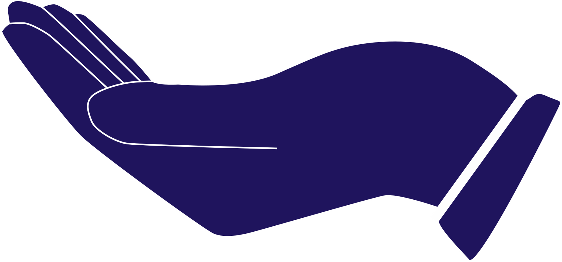 Donate Goods Interact Other Ways To - Hand Clipart Png Transparent Png (1996x908), Png Download