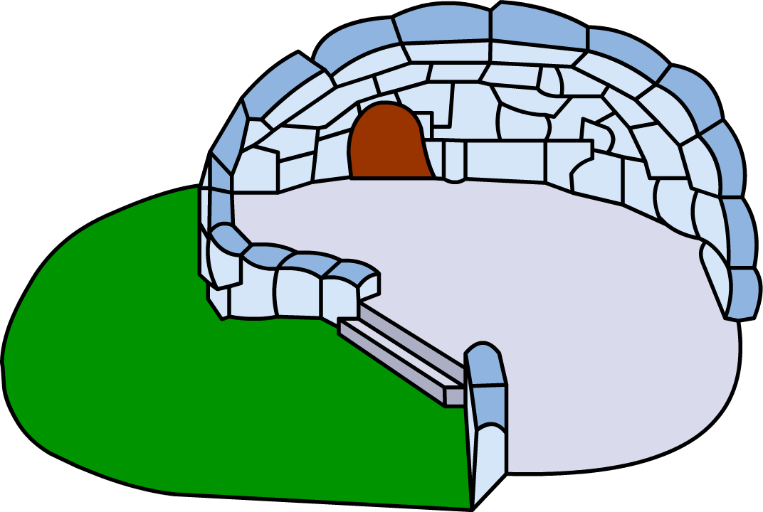 Clip Art - Log - Club Penguin Wiki Igloo - Png Download (1072x720), Png Download