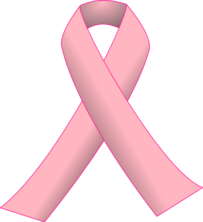 Pink Ribbon Svg Vector File Vector Clip Art Svg File - Breast Cancer Ribbon Cartoon - Png Download (821x900), Png Download