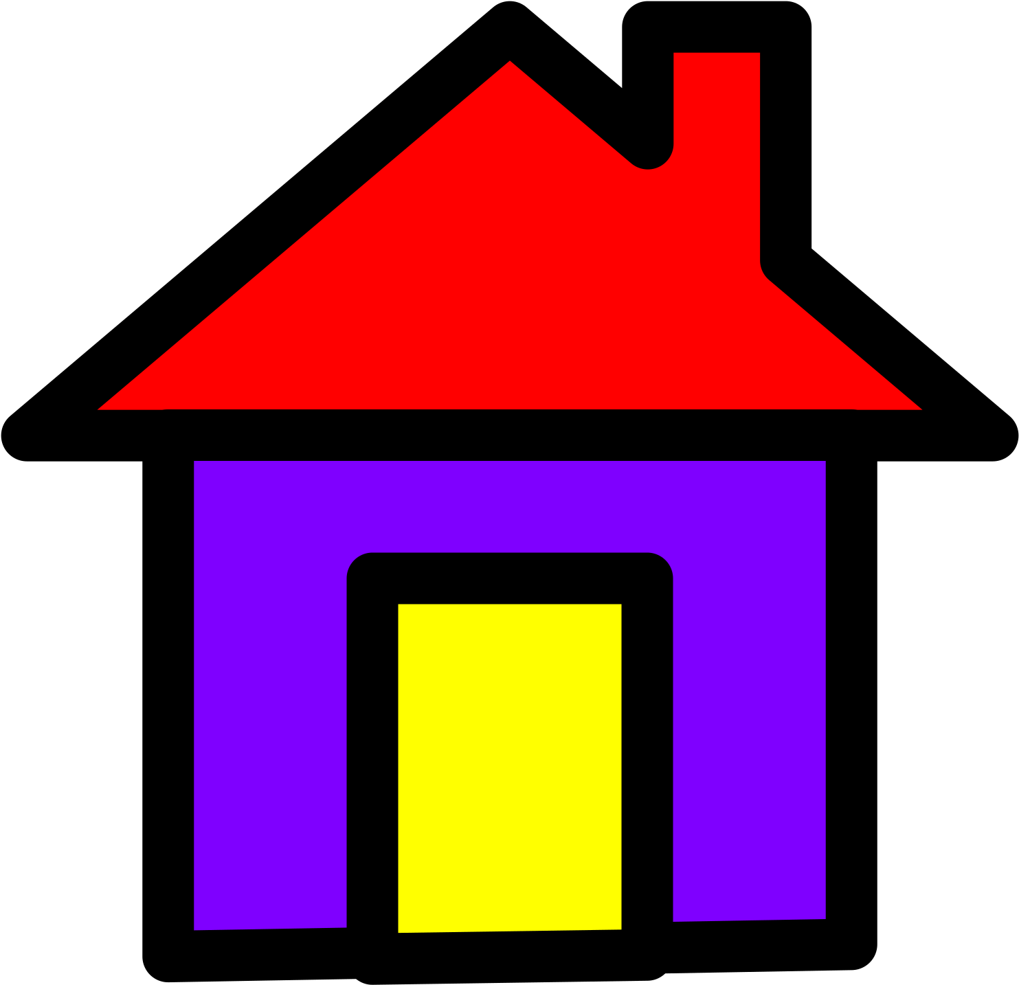 Home Icon Clipart (600x580), Png Download