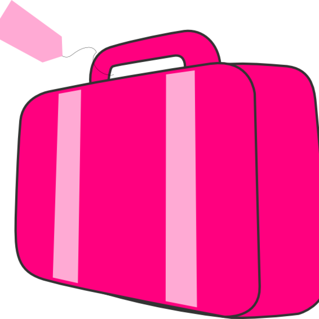 Suit Case Clip Art Pink Suitcase Clip Art At Clker - Clip Art - Png ...