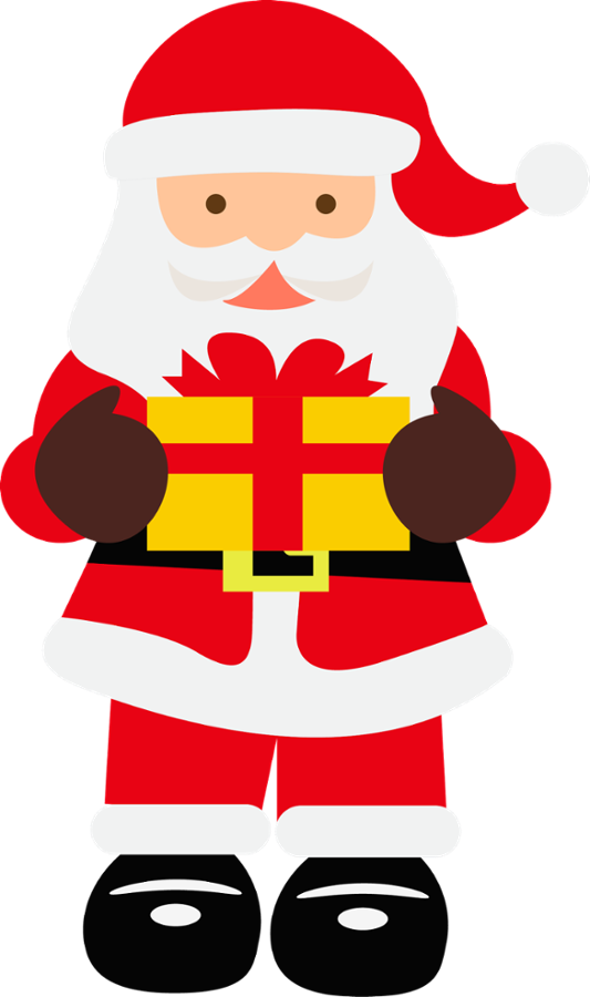 Natal - Minus - Papai Noel Minus Clipart (533x900), Png Download