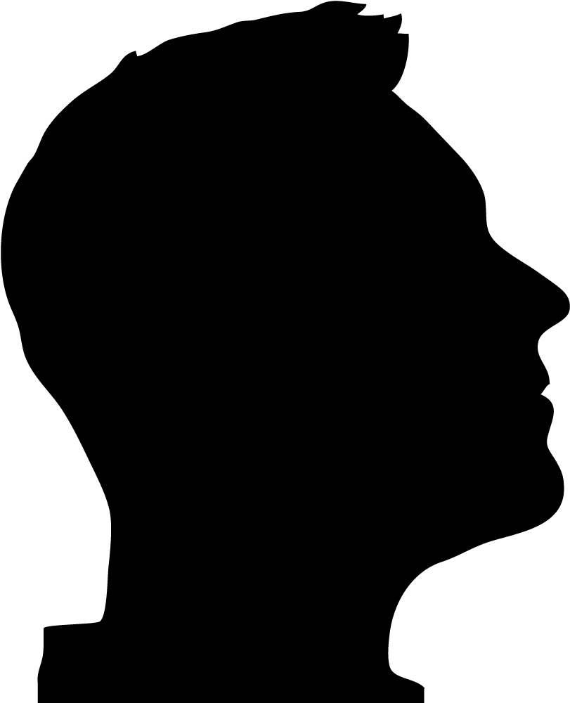 7tambzmqc - Man Silhouette Profile Clipart (1000x1000), Png Download