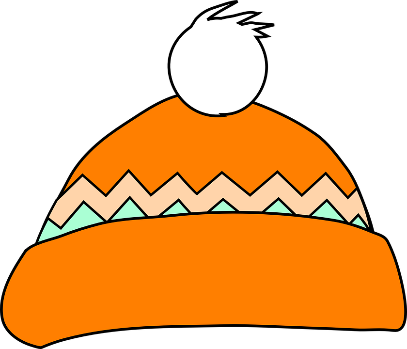 Clipart Hat Winter - Orange Hat Clipart - Png Download (640x548), Png Download