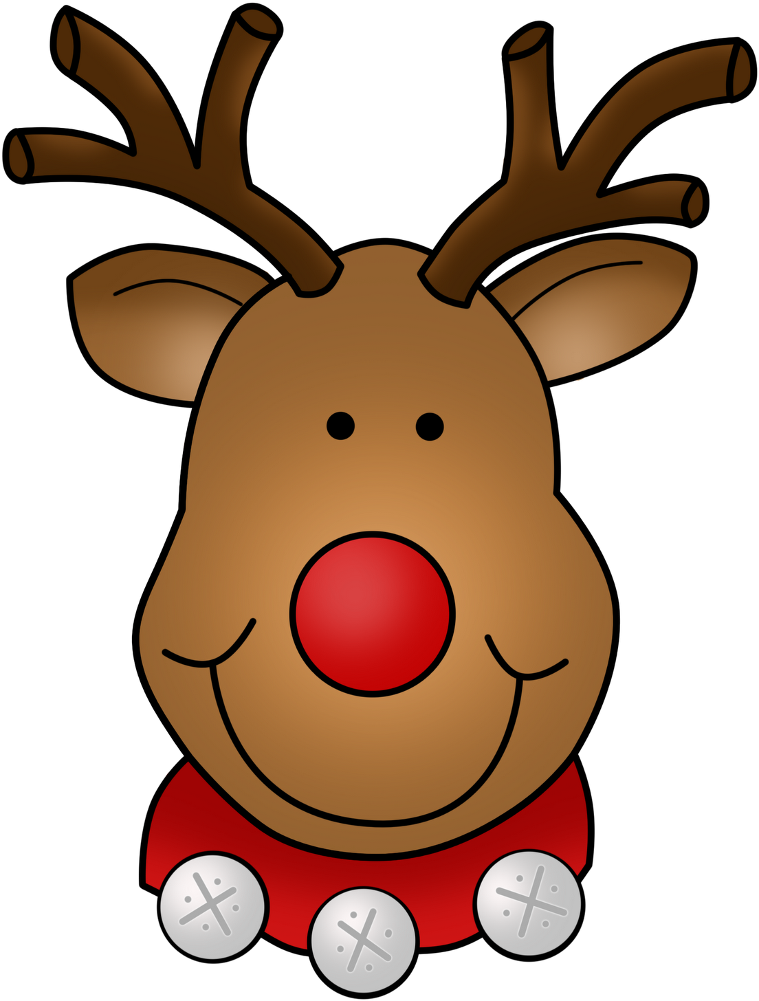  dots Of Fun Clip Art Rudolph The Red Nosed Reindeer Face Png