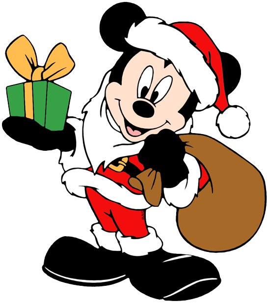 New Mickey As Santa Claus - Santa Claus Clipart (546x617), Png Download
