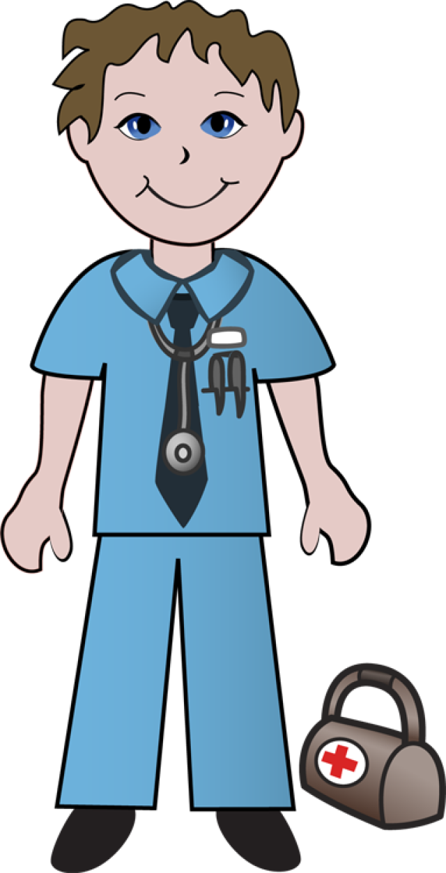 Free - Clipart - Young - Doctor - Young - Young - Young - Doctor Clipart Transparent Background - Png Download (640x1253), Png Download