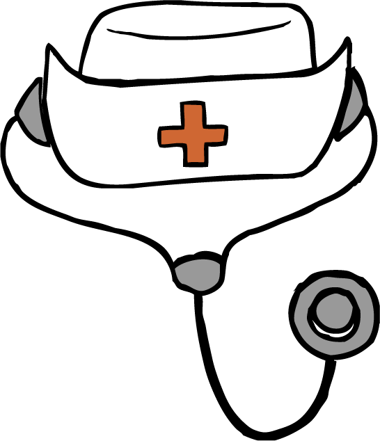 Cozy Little Book Journal - Nurse Cap Clipart - Png Download (546x634), Png Download