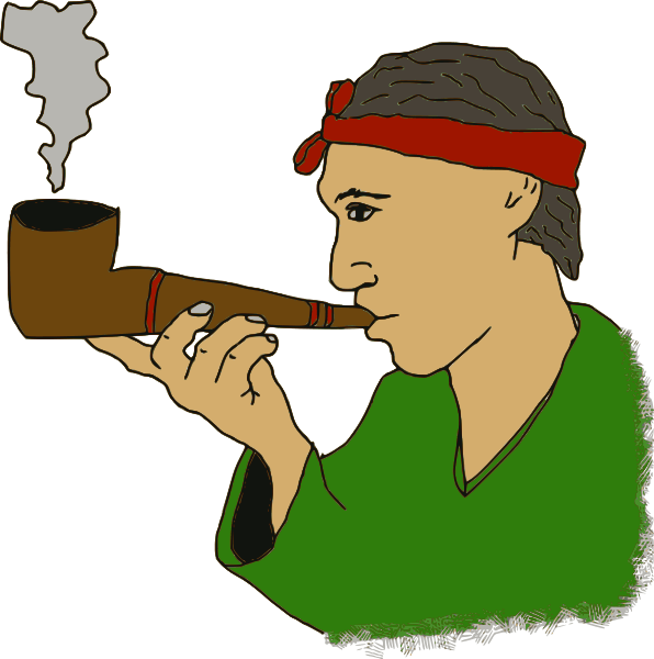 Smoking Pipe Gif Clipart - Png Download (594x597), Png Download