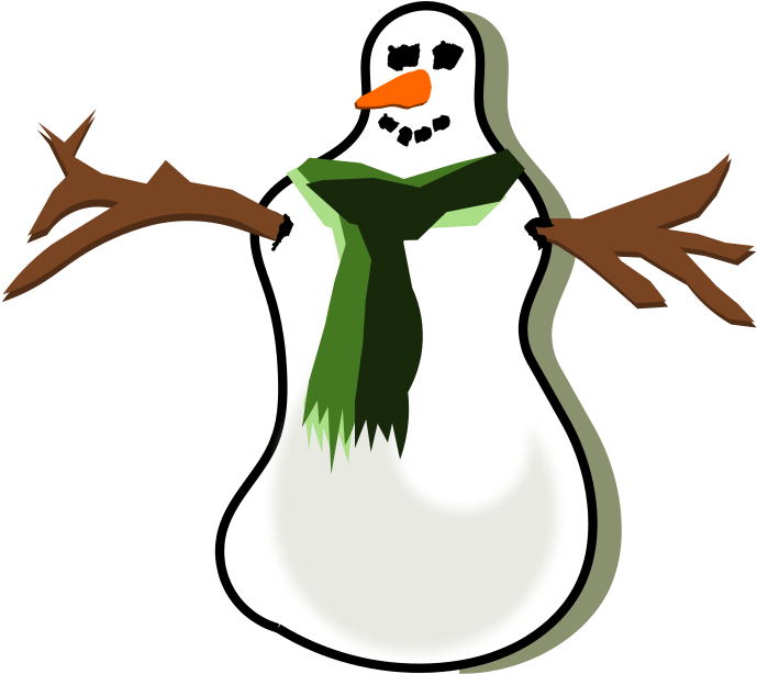 Snowman Winter Download Christmas Day - Snowman Clipart (750x750), Png Download