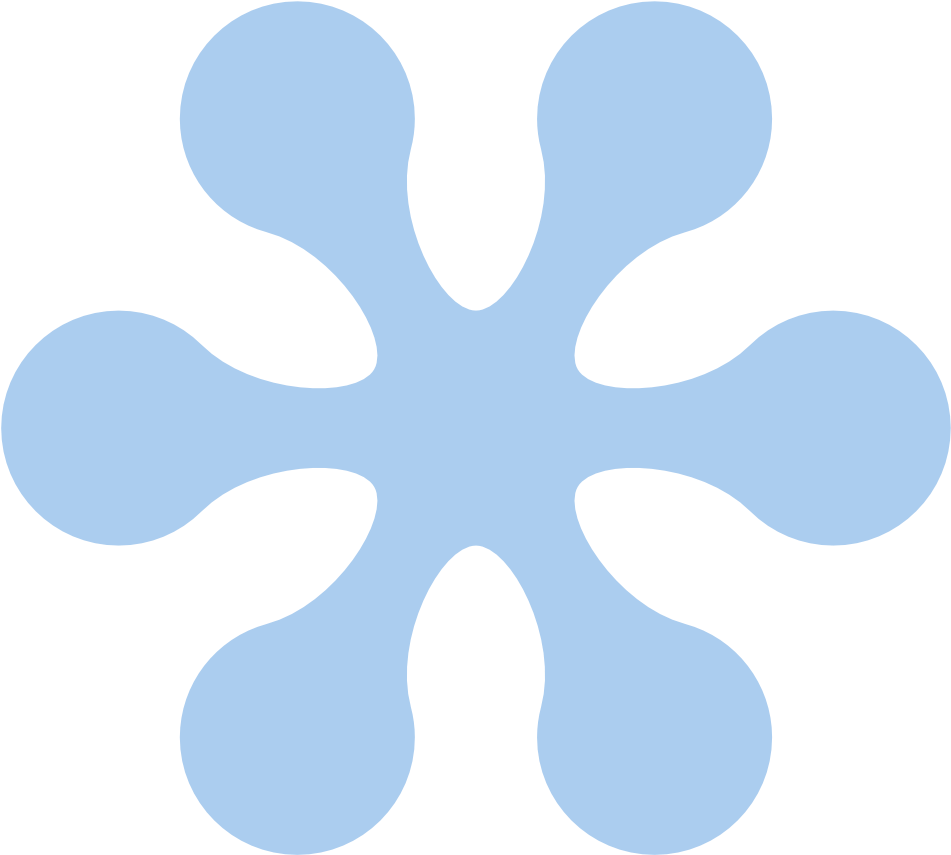 Blue Flower Clipart - Flower - Png Download (951x855), Png Download