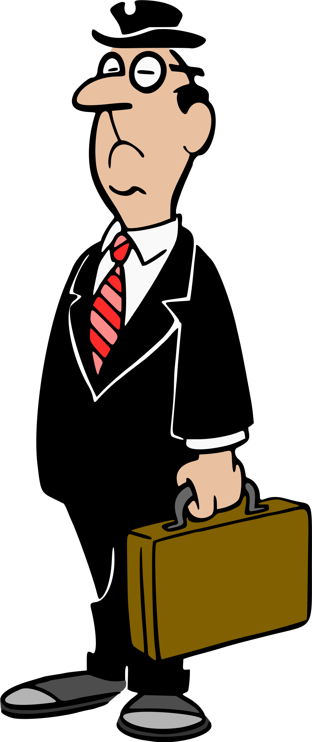 Businessman Colour Big Image Png - Clip Art Business Man Transparent Png (1012x2400), Png Download