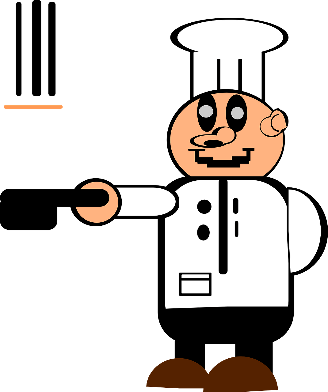 This Free Clip Arts Design Of A Cook - Cook - Png Download (752x900), Png Download