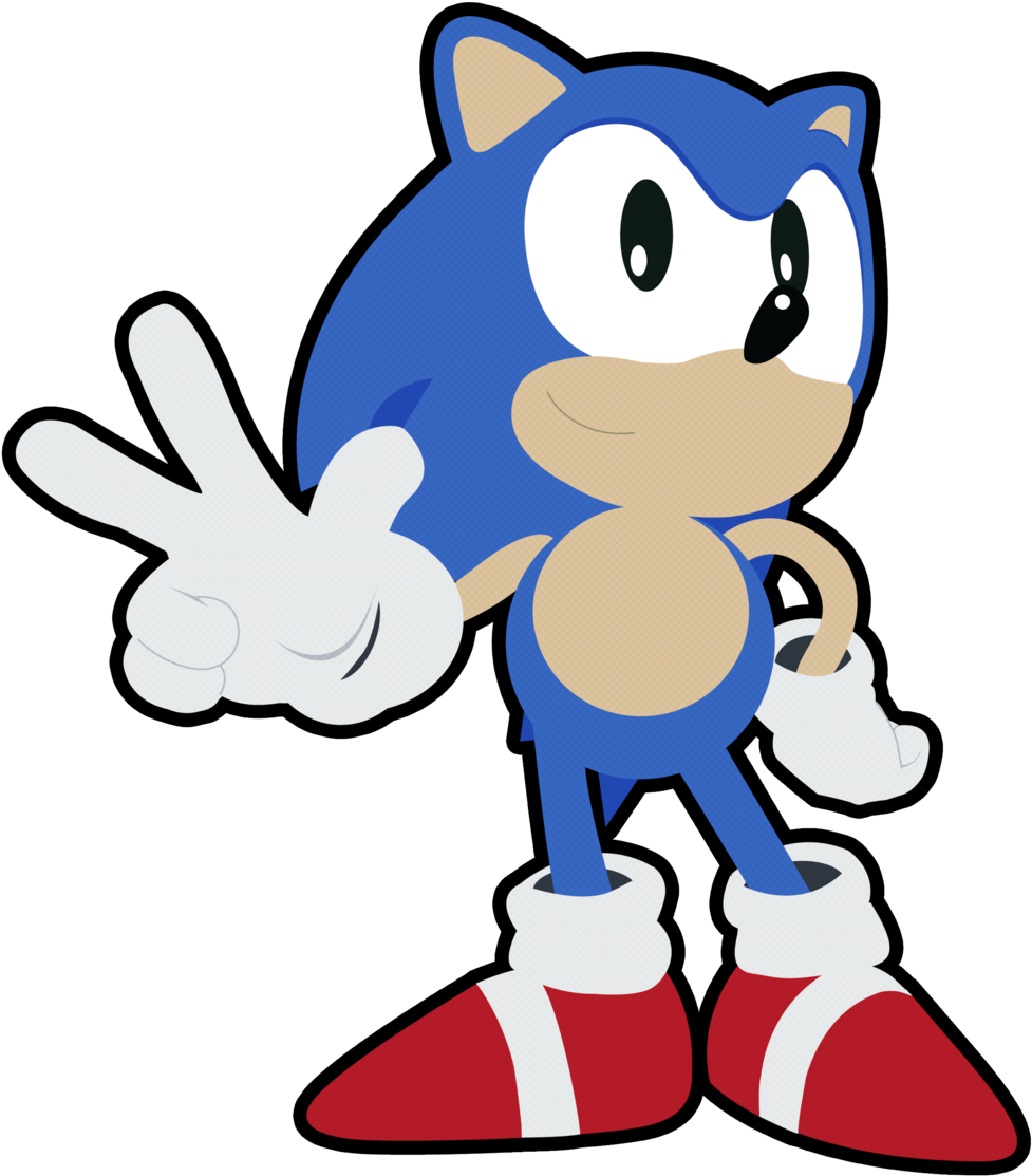 Browse And Download - Sonic The Hedgehog Clipart (1024x1171), Png Download
