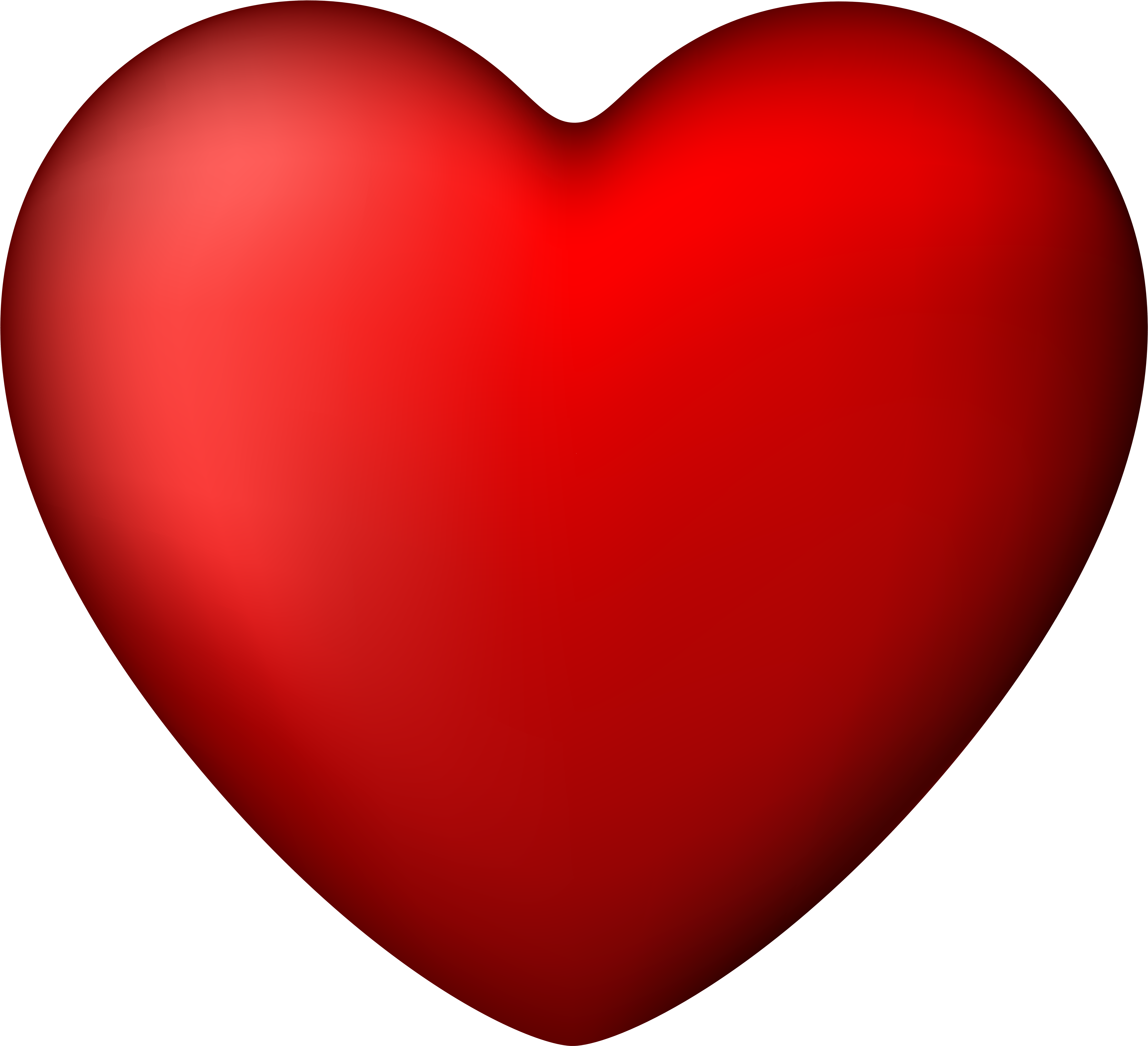 Heart Red Transparent Clip Art Image - Png Download (8000x7280), Png Download