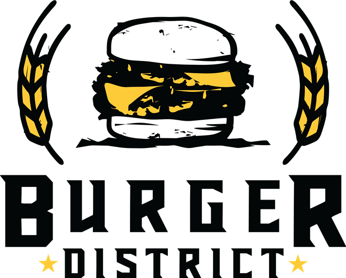 Welcome To - Burger District Clipart (711x571), Png Download