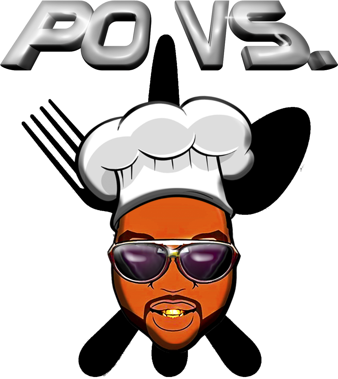 Po Vs Logo Complete Empty W-border - Logo Clipart (2105x1512), Png Download