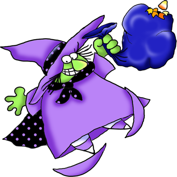 Halloween Ii, Halloween Clipart, Witches, Sketching, - Halloween - Png Download (601x600), Png Download