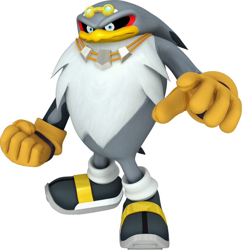 Sonic Free Riders Characters Artwork Storm - Storm The Albatross Sonic Riders Clipart (831x861), Png Download