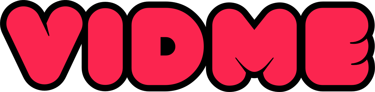 Team Vidmelove - Vidme Logo Clipart (1264x311), Png Download