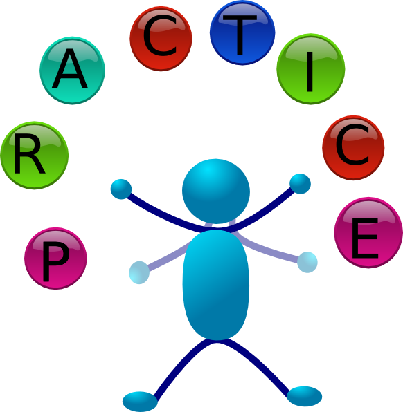 Practice Clip Art At Clker Com Vector Clip Art Online - Practice Clipart - Png Download (582x596), Png Download