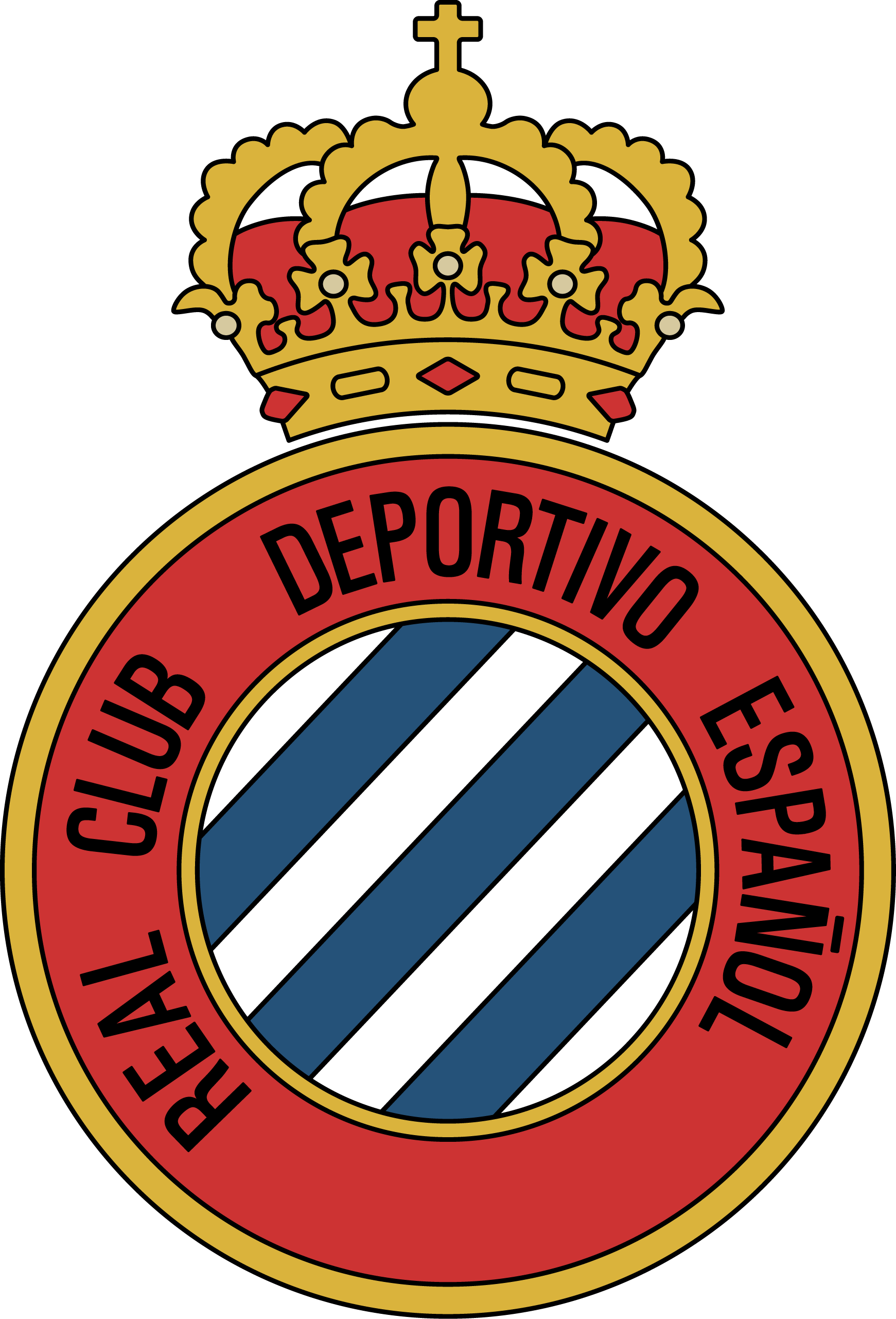 Rcd Espanyol Barcelona - Real Club Deportivo Español Clipart (1741x2561), Png Download