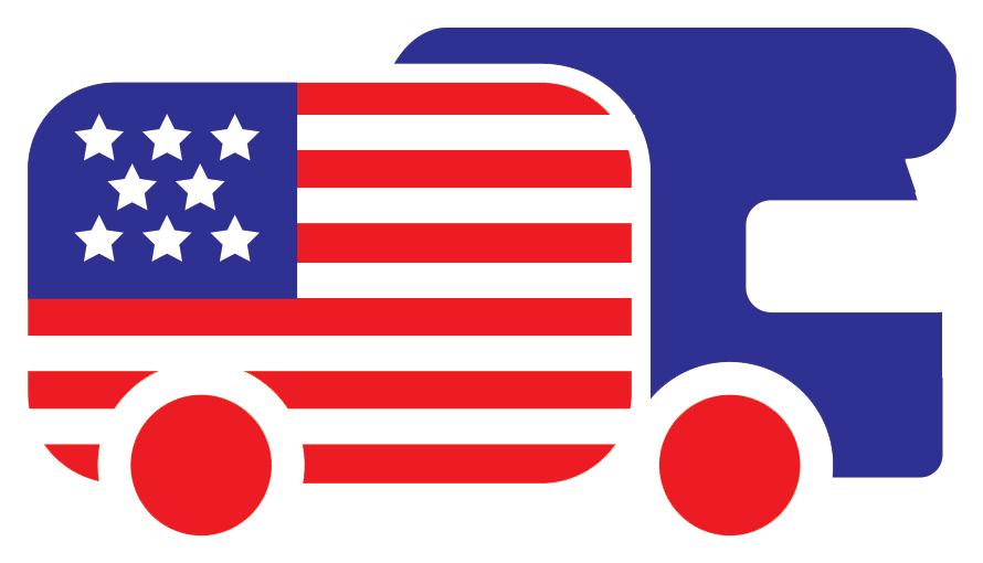 Motorhome Rental America - United States Of America Clipart (890x510), Png Download