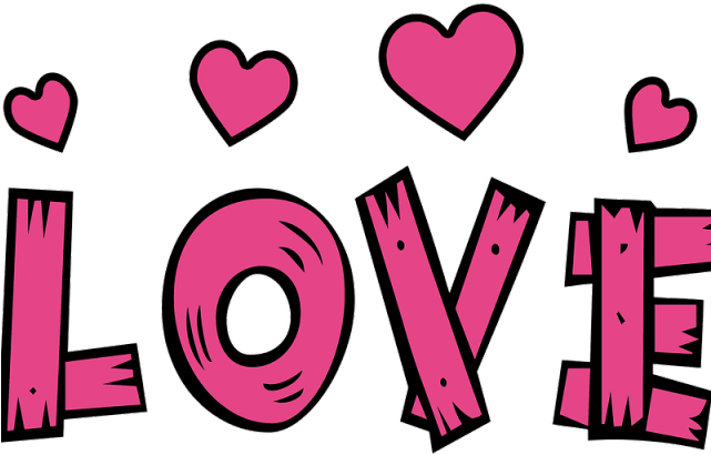 Love Text Clipart Love - Love - Png Download (640x480), Png Download