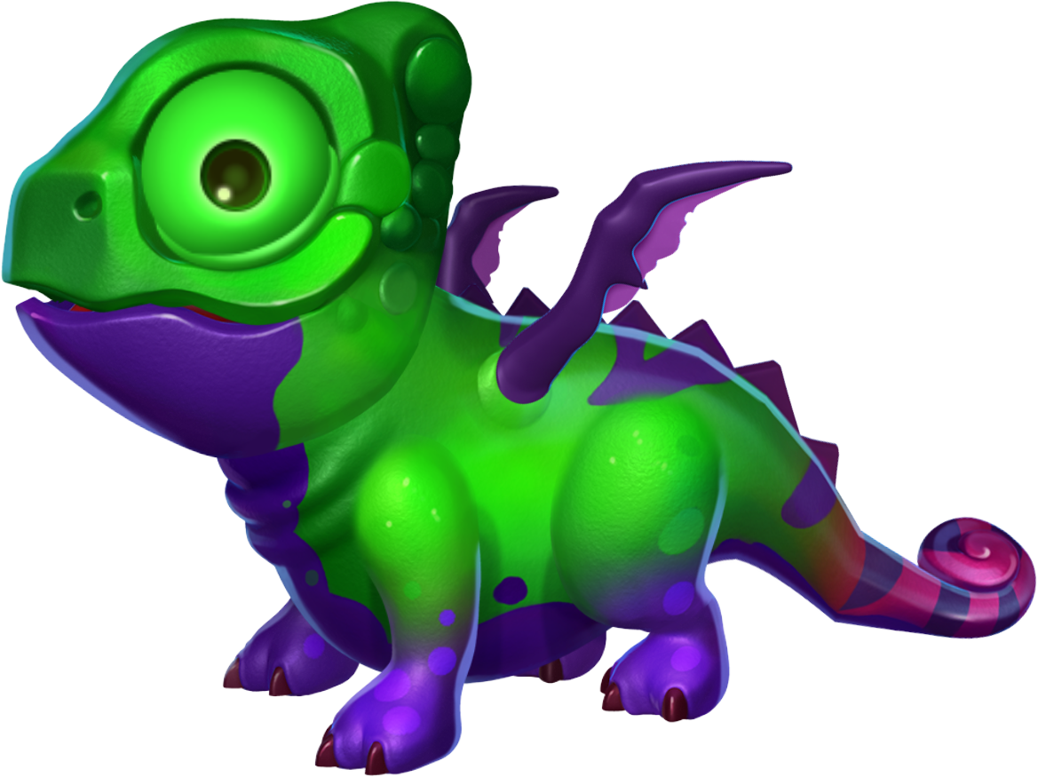 Chameleon Dragon Baby - Chameleons Clipart (1169x875), Png Download