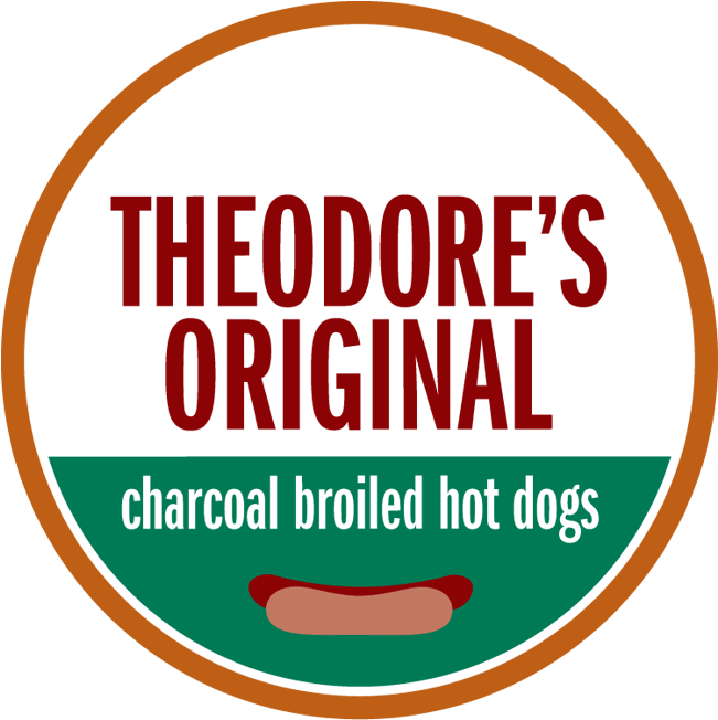 Theodore's Original Hot Dogs [spec] - Logo Clipart (700x700), Png Download
