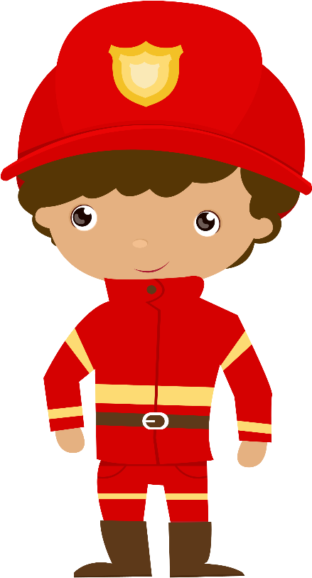 Bombeiros E Pol Cia Minus Dibujos Pinterest - Bombeiro Desenho Png Clipart (590x900), Png Download