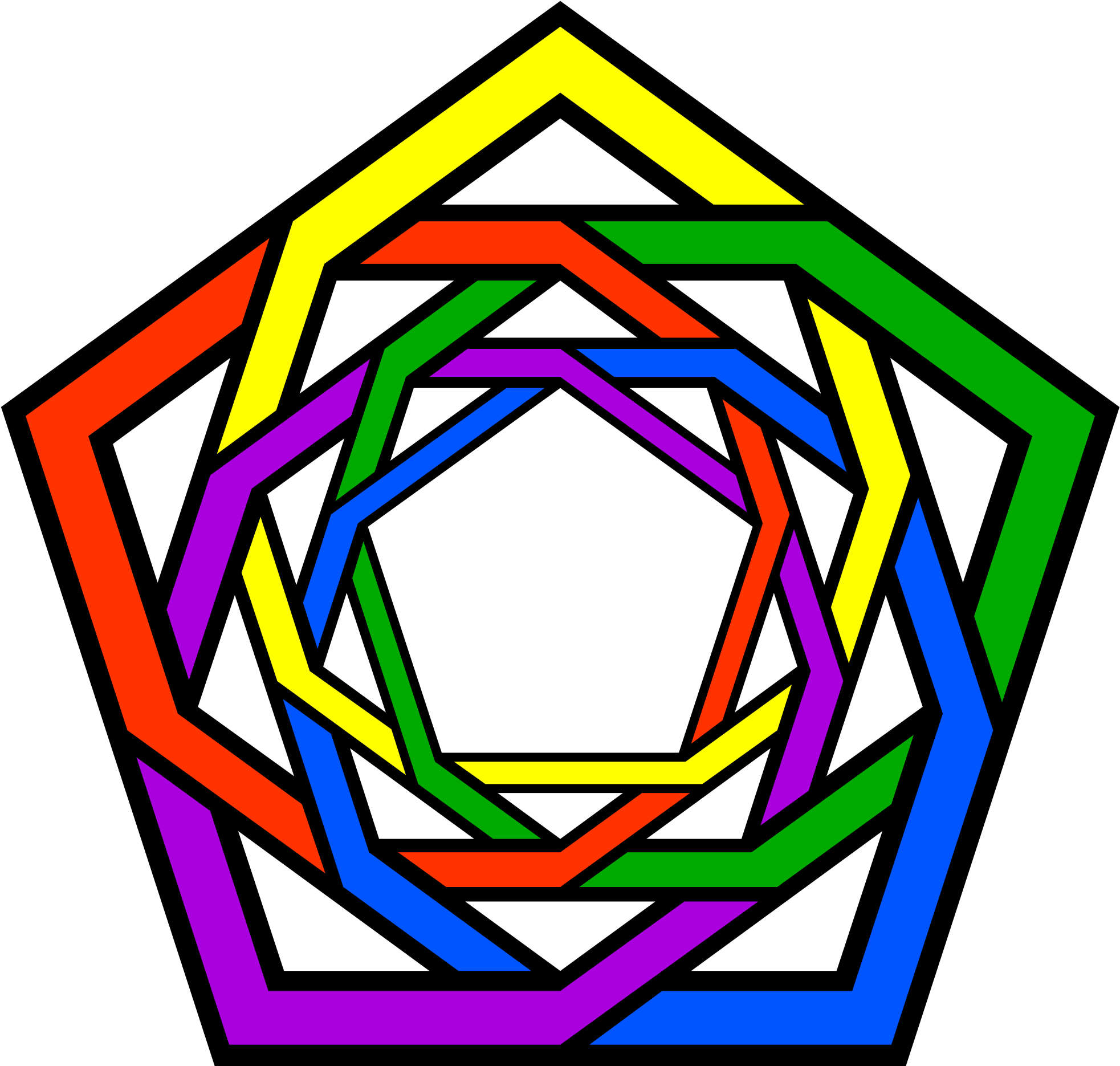 Discordian Mandala - Law Of Fives Discordianism Clipart (629x599), Png Download