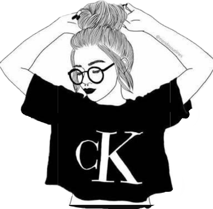 Girl Drawing Clipart (719x706), Png Download