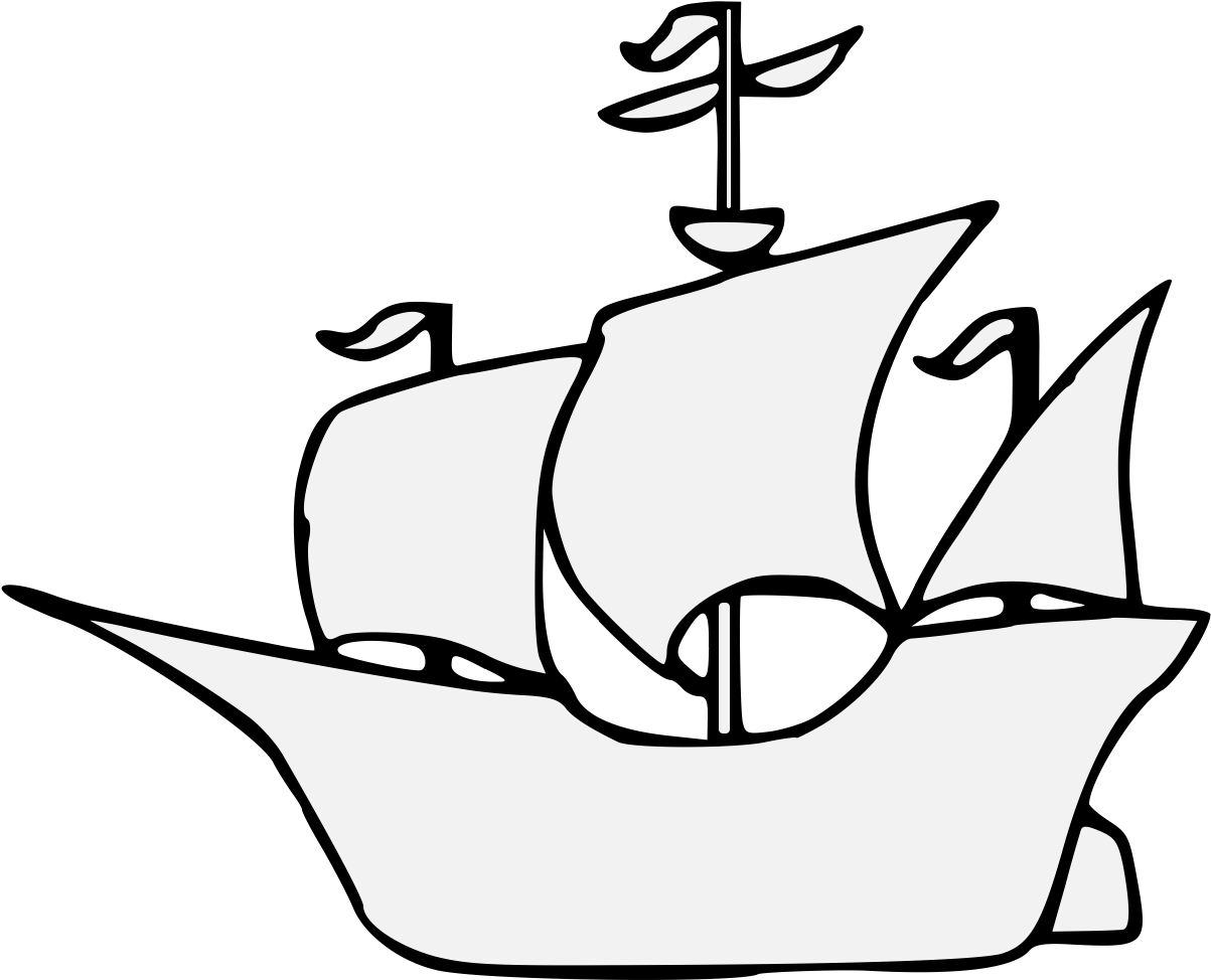 Drawn Sailing Traceable - Sail Clipart (1218x993), Png Download