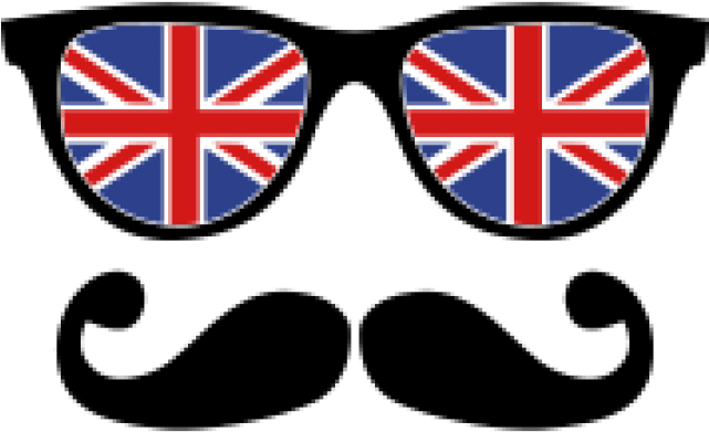 Moustache Clipart Nerd Glass - London Moustache Glasses Nerd S T Shirt - Png Download (640x480), Png Download