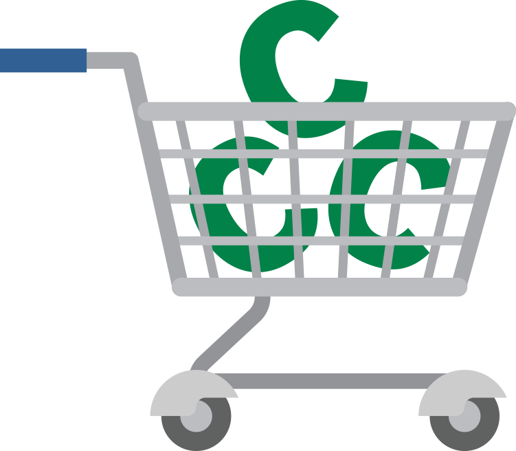 3 Cs Of Shopping - Shopping Clipart (751x656), Png Download