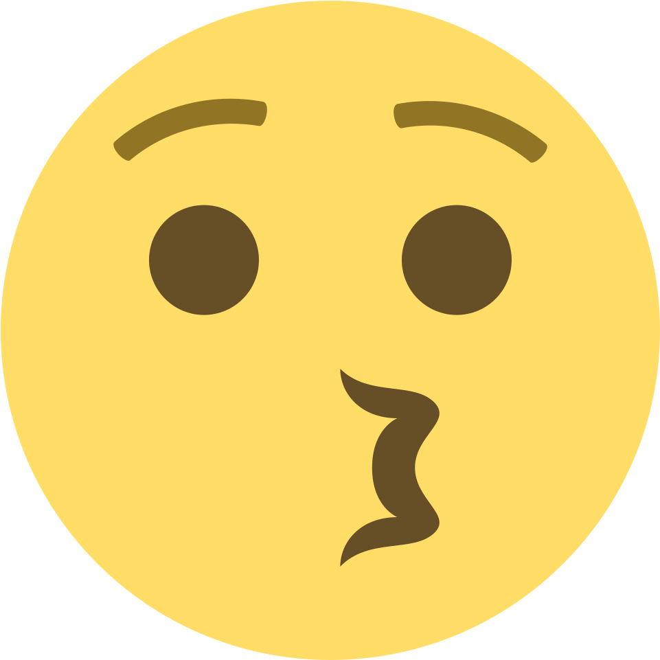 File - Emojione Dga - Newark - Rutgers - Edu - Wikipedia - 😗 Emoji Clipart (1024x1024), Png Download