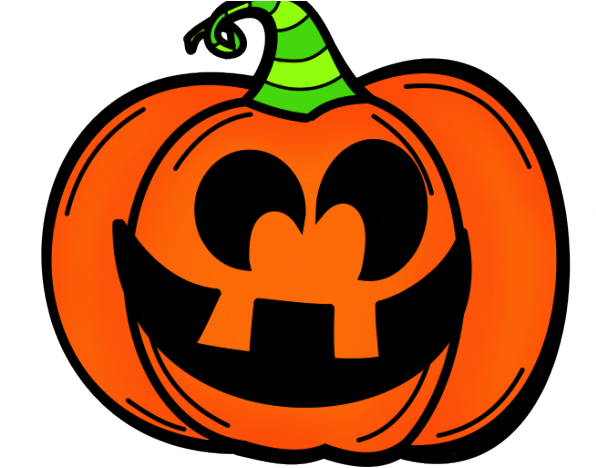Creepy Clipart Jack O Lantern - Halloween Cake Walk Sign - Png Download (640x480), Png Download