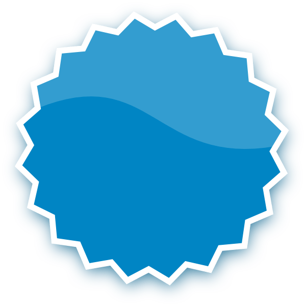 Blue Plain Sticker Clip Art At Clker Com - Free Water Test - Png Download (600x600), Png Download