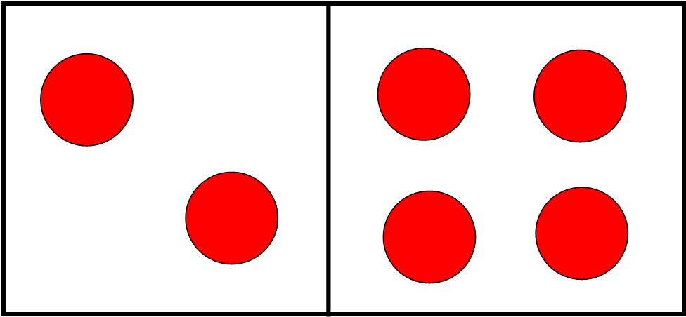 Domino Clipart Card - Counting Dots Clipart - Png Download (982x457), Png Download