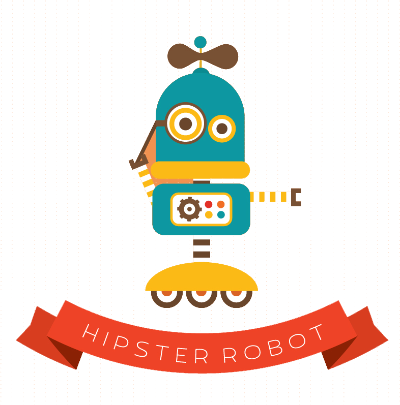 Vector Robotics Hipster Clipart Stock - Vector Graphics - Png Download (800x800), Png Download