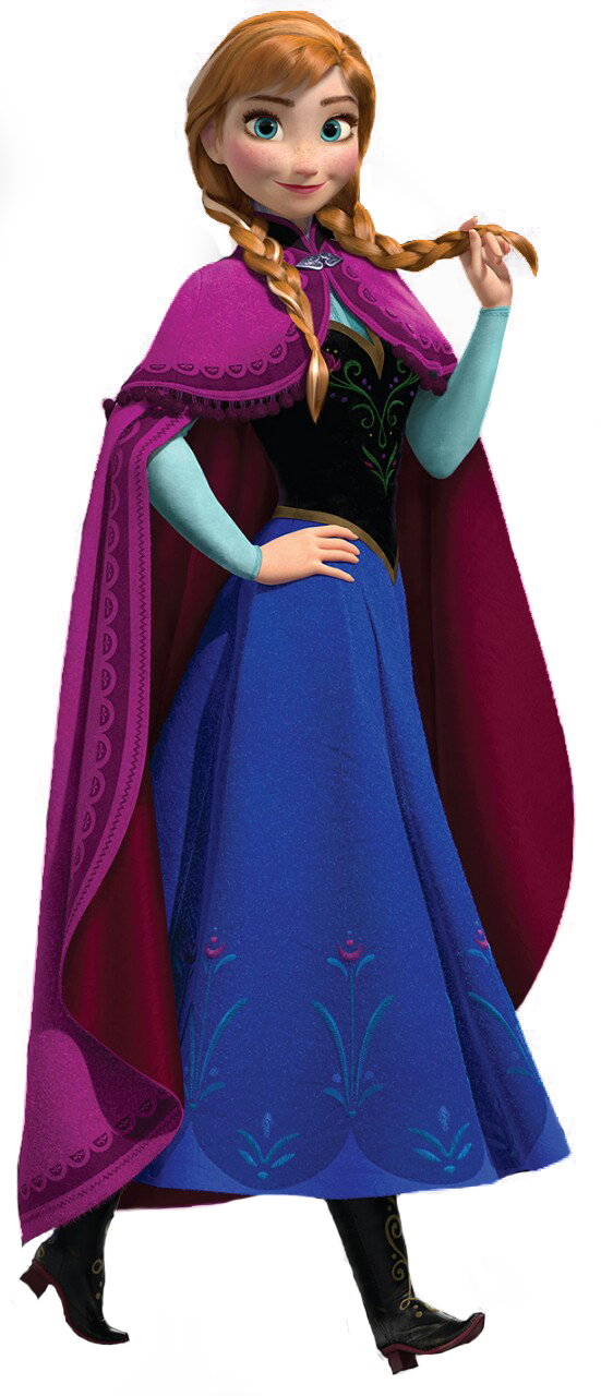 Frozen Clipart Hipster Anna - Anna Png Transparent Png (551x1280), Png Download