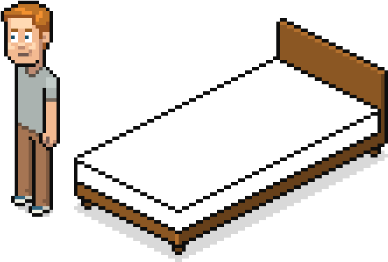 After Shading, Typically, The Next Step Is Adding An - Bed Clipart (700x500), Png Download