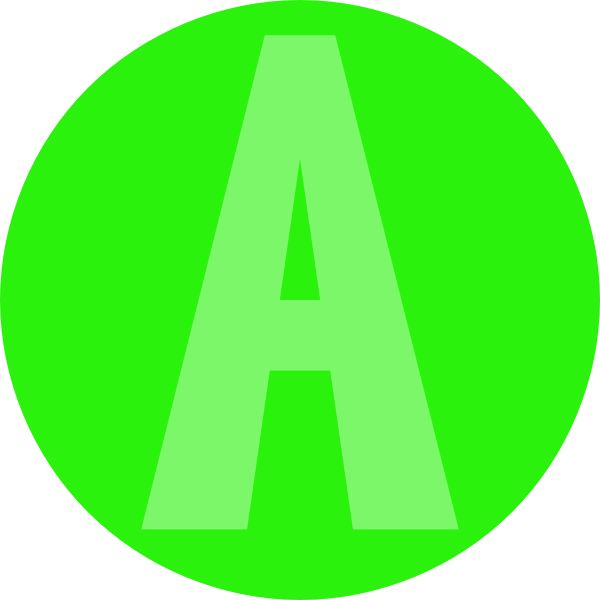 Xbox A Button Transparent Clipart (600x600), Png Download