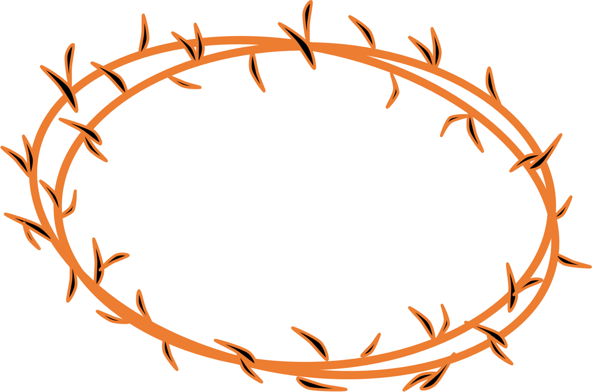 Clip Arts Related To - Crown Of Thorns Png Clipart Transparent Png (1212x804), Png Download