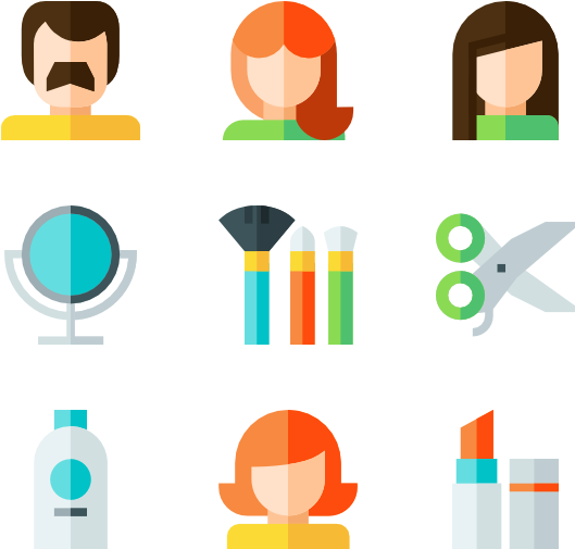 Hairdressing And Esthetics - Hairdresser Clipart (600x564), Png Download